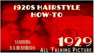 1920s Hair Style Howto [upl. by Alihet343]