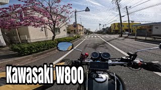 Kawasaki  W800  Ride  春の陽気 [upl. by Lemert]