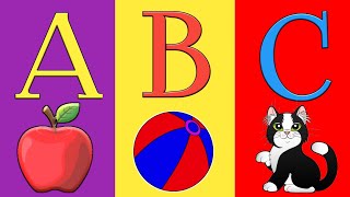 A For Apple B For Ball C For Cat D For Dog Nursery Rhyme by Shaan is a preschool [upl. by Pollux915]