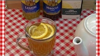 Lemon Hibiscus Winter Warmer  Torani Friday  Noreens Kitchen [upl. by Adok]