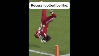 Recess football 😂 foorball edit shorts fyp [upl. by Bibbye417]