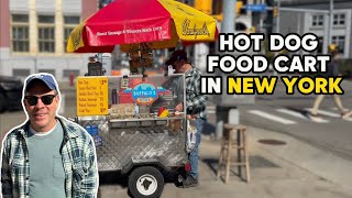 Hot Dog Food Cart Business in New York [upl. by Tekcirk]