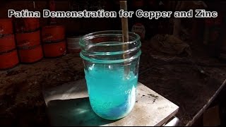 Copper and Zinc Patina Demo [upl. by Meredeth174]