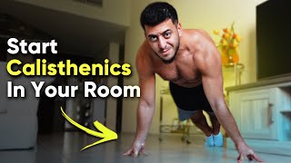 How To Start Calisthenics At Home Without Equipment [upl. by Jaclin697]