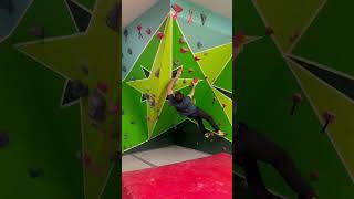 Bouldering training low underclingpinch traverse onearm coordination move [upl. by Iphagenia460]