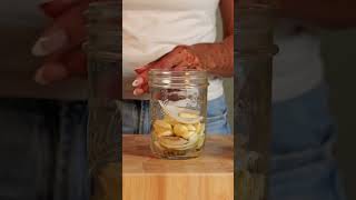 Garlic Fermentation Easy Jar Method youtubeshorts [upl. by Kempe]