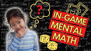 MENTAL MATH FOR KIDS 4 Ingame ADDITION Strategies for BOARD GAMES in GAMESCHOOLING MATH [upl. by Simmons]