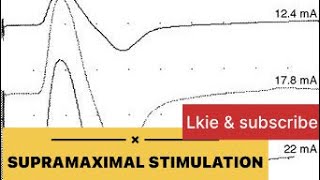 What is Supramaximal stimulation in NCS [upl. by Fancie]