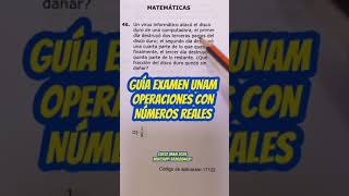 ✅ Resuelve así las OPERACIONES con NÚMEROS REALES  Matemáticas Examen UNAM [upl. by Mello]