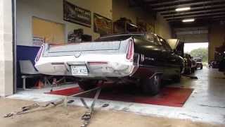 1972 Chrysler Imperial on the dyno part 1 [upl. by Quickman]