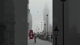 Misty morning in London 🌫️ [upl. by Zhang]