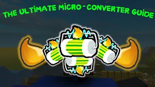 The ULTIMATE MicroConverter Guide in Bee Swarm Simulator [upl. by Leake]