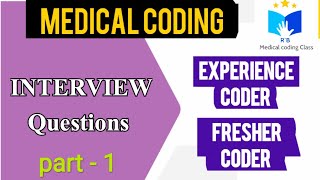 Experience Medical coder Interview Questions  Fresher  Experience interview Questions  cpc [upl. by Aissej941]