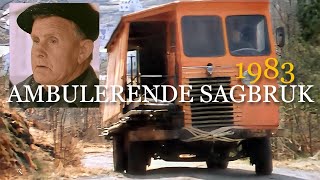 Ambulerende sagbruk  1983 Mjåneskarane i Førde [upl. by Oicafinob]