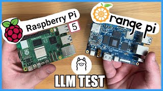 Raspberry Pi 5 vs Orange Pi 5B Test of LLM Performance [upl. by Ecinue607]