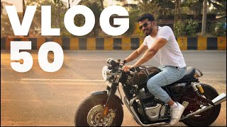 RE CONTINENTAL GT 650 TEST DRIVE😍  VLOG 50 [upl. by Pangaro]