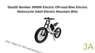 Stealth Bomber Electric Bikes  AliExpress [upl. by Eibur807]