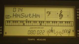 Casio Demo Songs  014 HOME SWEET HOME [upl. by Betty266]