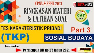 TES KARAKTERISTIK PRIBADI‼️  🚨 Sosial Budaya 🚨  BetaNers  CPNSPPPK2021  TKP Part 3 [upl. by Kathie]