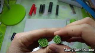 Polymer Clay Tutorial Murrina Mosaic o Lace Cane semplicissima e veloce [upl. by Nile]