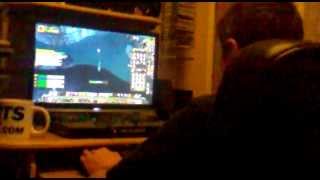 World of Warcraft Dad goes crazy over realm first fishing [upl. by Eugilegna]