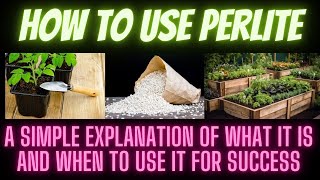 How To Use Perlite [upl. by Breger]