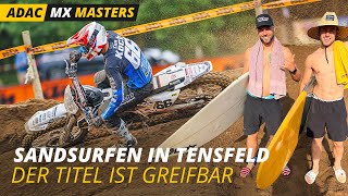 Tom rückt Nagl auf die Pelle Racevlog ADAC MX Masters Tensfeld 2023 Titelkampf und OnboardRunde [upl. by Notnek]