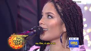 Geazy amp Halsey  him and i traduçãolegendado live [upl. by Anneyehc]