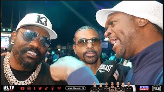 YOURE TALKING F S DEREK CHISORA DAVID HAYE amp AUDLEY HARRISON DEBATE RINGSIDE  KSI FIGHT [upl. by Heinrich460]