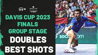 Best Doubles Shots  2023 Davis Cup Finals Group Stage [upl. by Aubin]