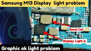 Samsung M13 light solution  Display ok light nahi aarha hai [upl. by Tessi143]