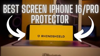 Best Screen Protector for iPhone 16 Pro RhinoShield Screen Protector Review amp Setup [upl. by Euqinorev]