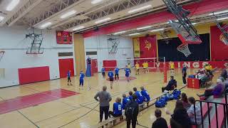 Sr amp Jr Boys Volleyball Hammarskjold vs La Verendrye [upl. by Sitruk]