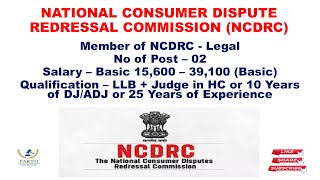 NATIONAL CONSUMER DISPUTE REDRESSAL COMMISSION NCDRC [upl. by Larrie462]