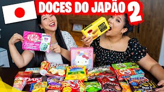 PROVANDO DOCES DO JAPÃO  Parte 2  Blog das irmãs [upl. by Dirgni]