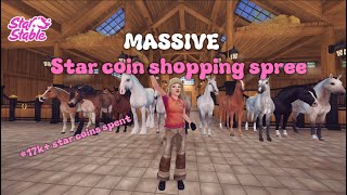 Massive star coin shopping spree 17k star coins spent [upl. by Htebsil]