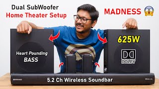 625W Double SubWoofer Home Theater on Budget BASS ka Baap [upl. by Sinned]