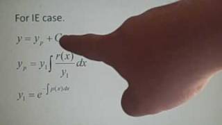 Homogeneous and Inhomogeneous 1st order Equations [upl. by Mika]