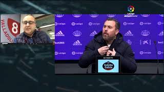 Rueda de prensa Real Valladolid CF vs SD Huesca [upl. by Couhp]