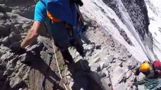 Couloir du Goûter  Mont Blanc juillet 2015 [upl. by Bachman]