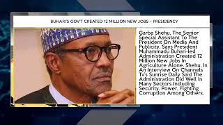 Buharis Gov’t Created 12 Million New Jobs – Presidency  More Top Stories  TRUST TV [upl. by Anera]