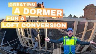 Creating A Dormer For A Loft Conversion  UK Attic Conversion [upl. by Nedgo]