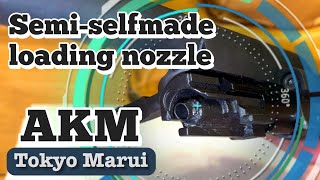 Tokyo Marui AKM GBB  Loading nozzle optimization for Full Travel Steel Bolt Selfbuild [upl. by Jaynell]