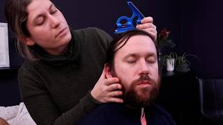 ASMR Perfectionist Posture Adjustment amp Measuring the neck was freed [upl. by Yruok598]