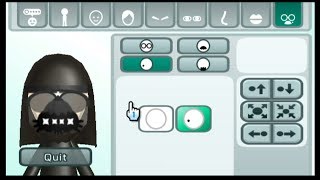 Mii Maker How to make Darth Vader Mii Star Wars Tutorial  Nintendo SwitchWii3DSWiiU Dark Side [upl. by Swanhildas959]