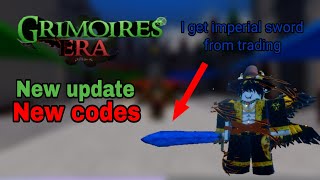 Grimoire era new update and new codes [upl. by Enrobialc273]