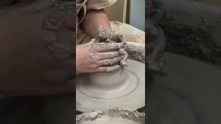 🌾 ceramic pottery clay handmade relax homedecor satisfying clayart керамика [upl. by Hewart]