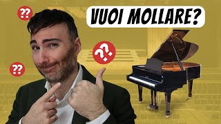 Perché si abbandona lo Studio del Pianoforte ❌ [upl. by Ananna]