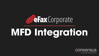 eFax Corporate MFD Integration [upl. by Arret]