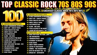 Best Classic Rock Songs 70s 80s 90s 🔥 Guns N Roses Aerosmith Bon Jovi Metallica Queen ACDC U2 [upl. by Brost400]